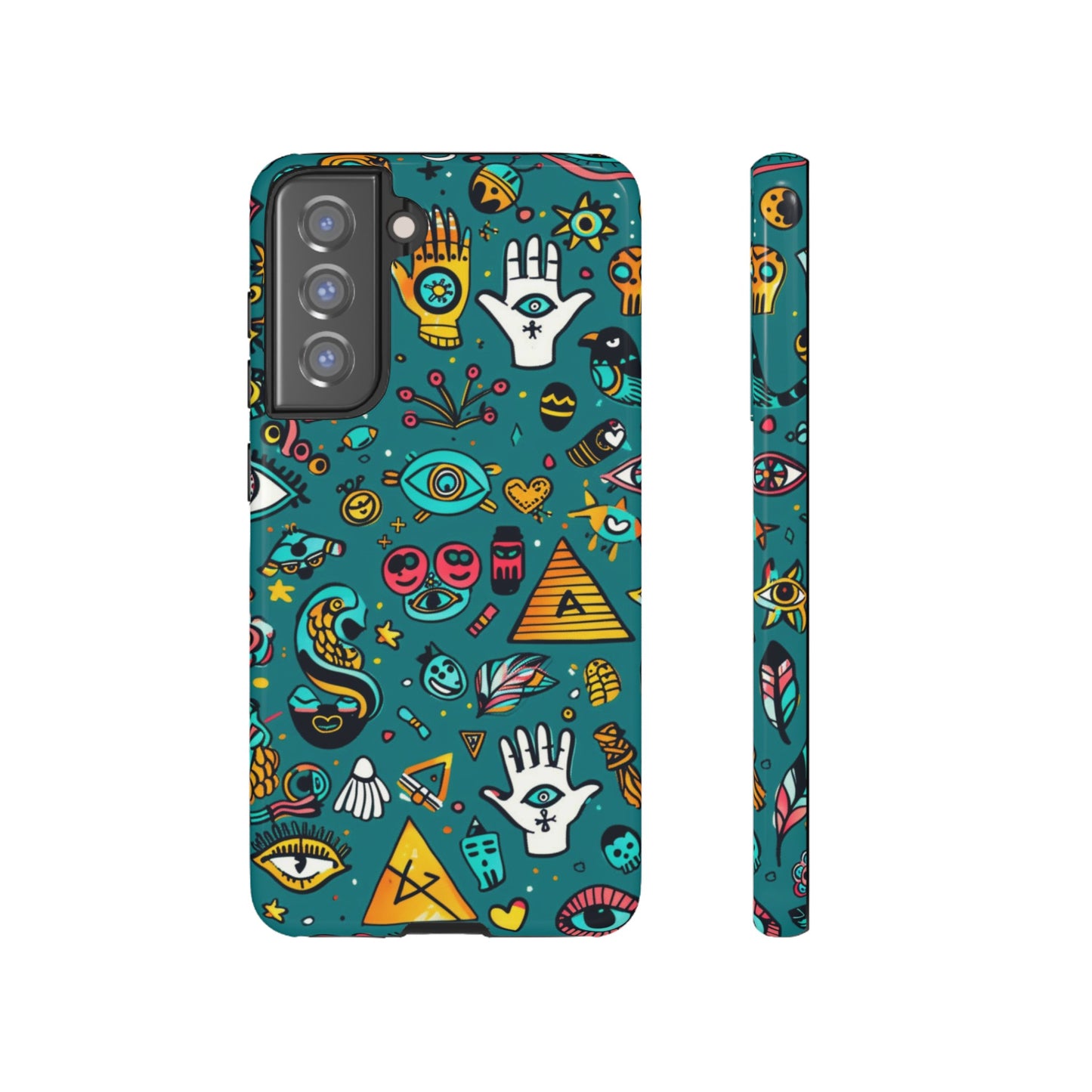 UFOs and Ancient Egypt Talisman Collage Phone Case