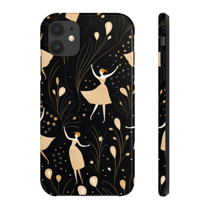 Vintage Style Dancing Ballerina iPhone Case | Embrace Elegance and Grace in Retro Charm