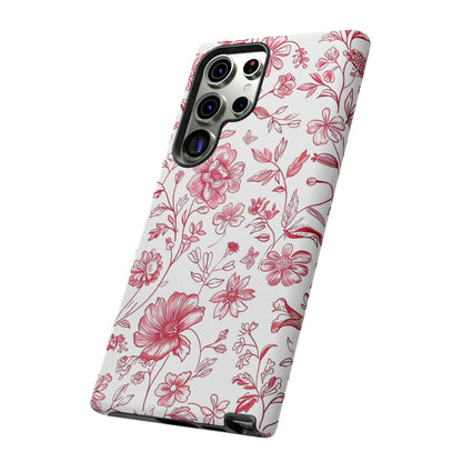 Pink Floral Wildflower Phone Case