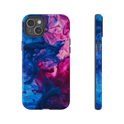 Magenta and Blue Color Explosion Phone Case