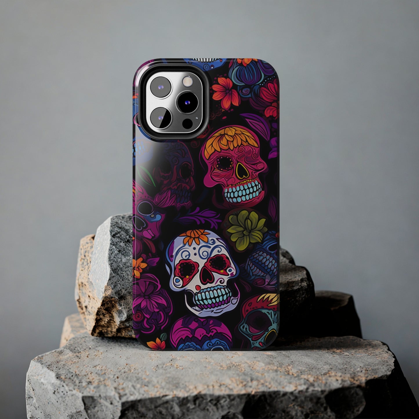 Sugar Skull iPhone Case | Day of the Dead Inspired Design for Halloween