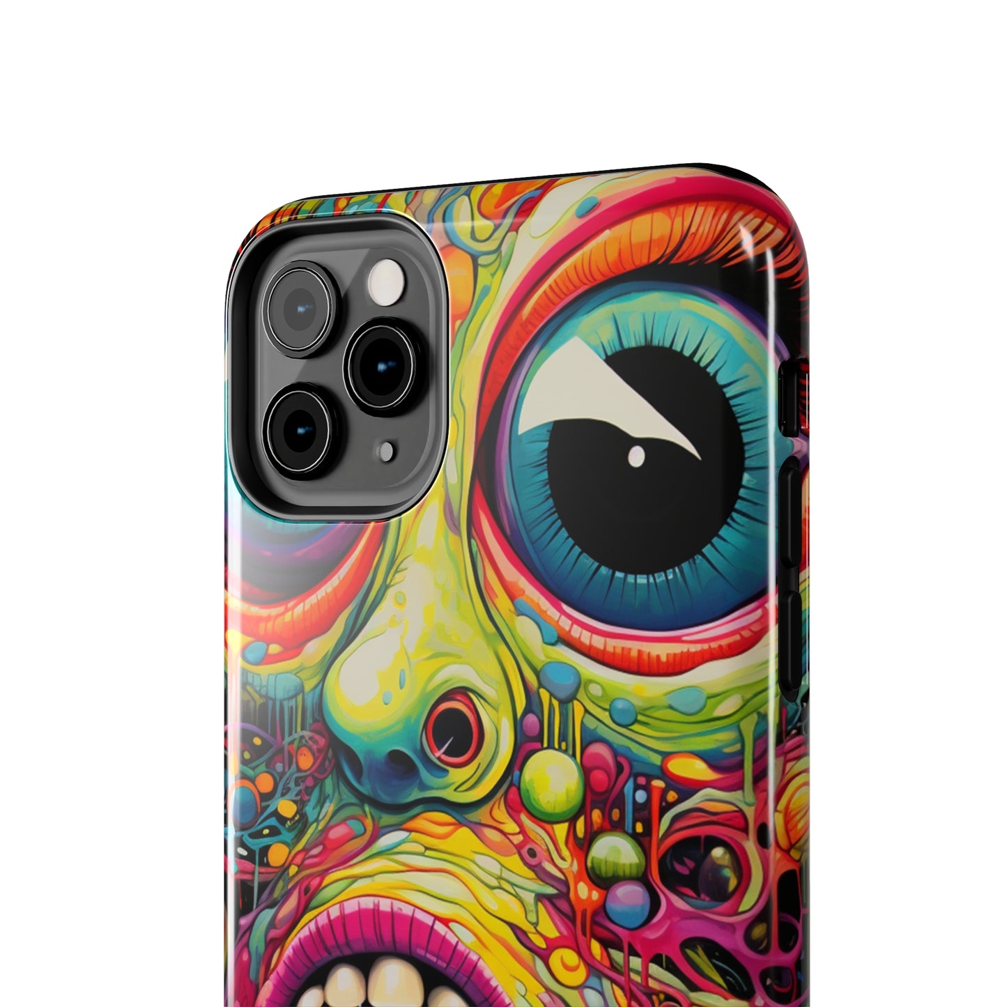 Trippy Hippie Acid Drop: Vibrant Swirls & Dazzling Colors | Tough iPhone Case