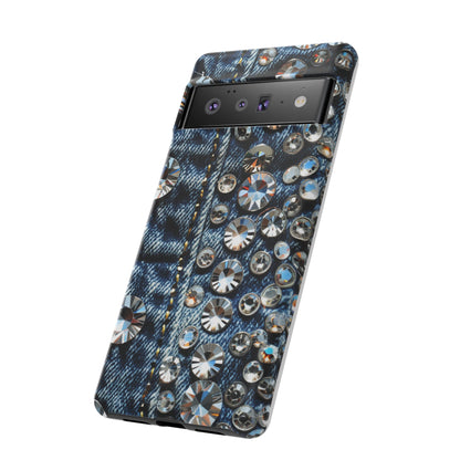 Blue Jean Queen Rhinestone Bling Phone Case