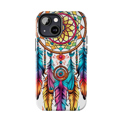 Psychedelic Native American Dreamcatcher iPhone Case | Fusion of Art and Cultural Heritage