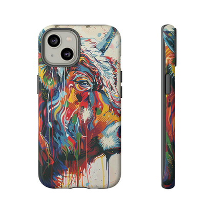 Whole Lotta Bull Abstract Phone Case