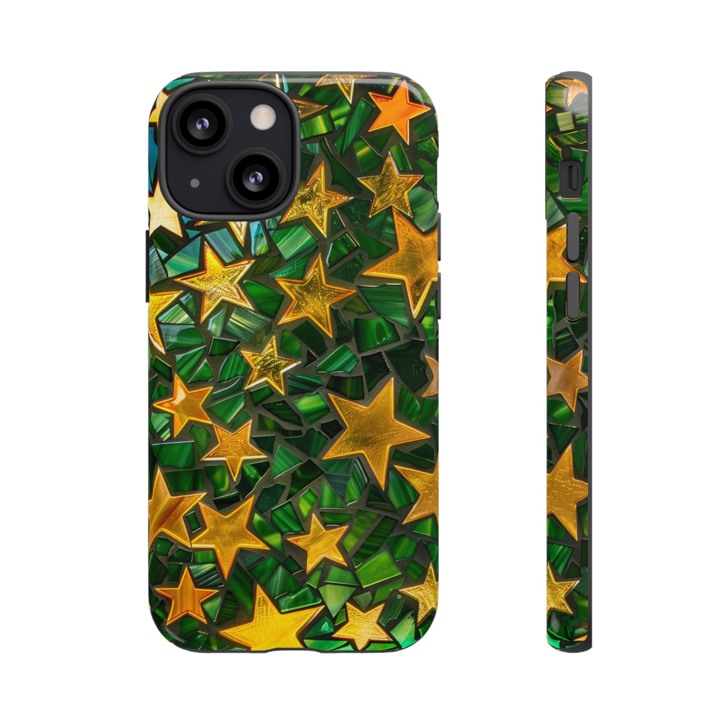 Green Celestial Stained Glass Mosaic Phone Case