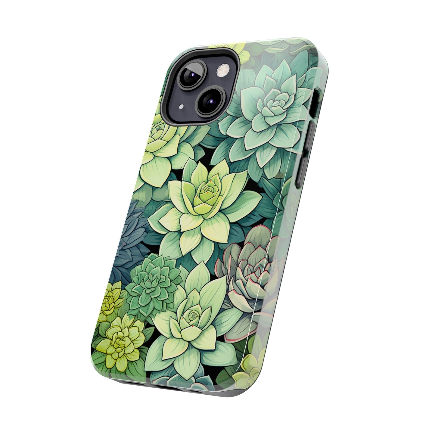 Succulent Desert Cactus Floral iPhone Case | Embrace the Beauty of Arid Elegance