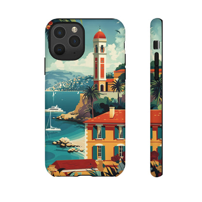 Midcentury French Riviera Landscape Painting Phone Case