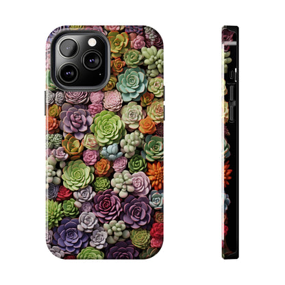 Succulent Desert Cactus Floral iPhone Case | Embrace the Beauty of Arid Elegance