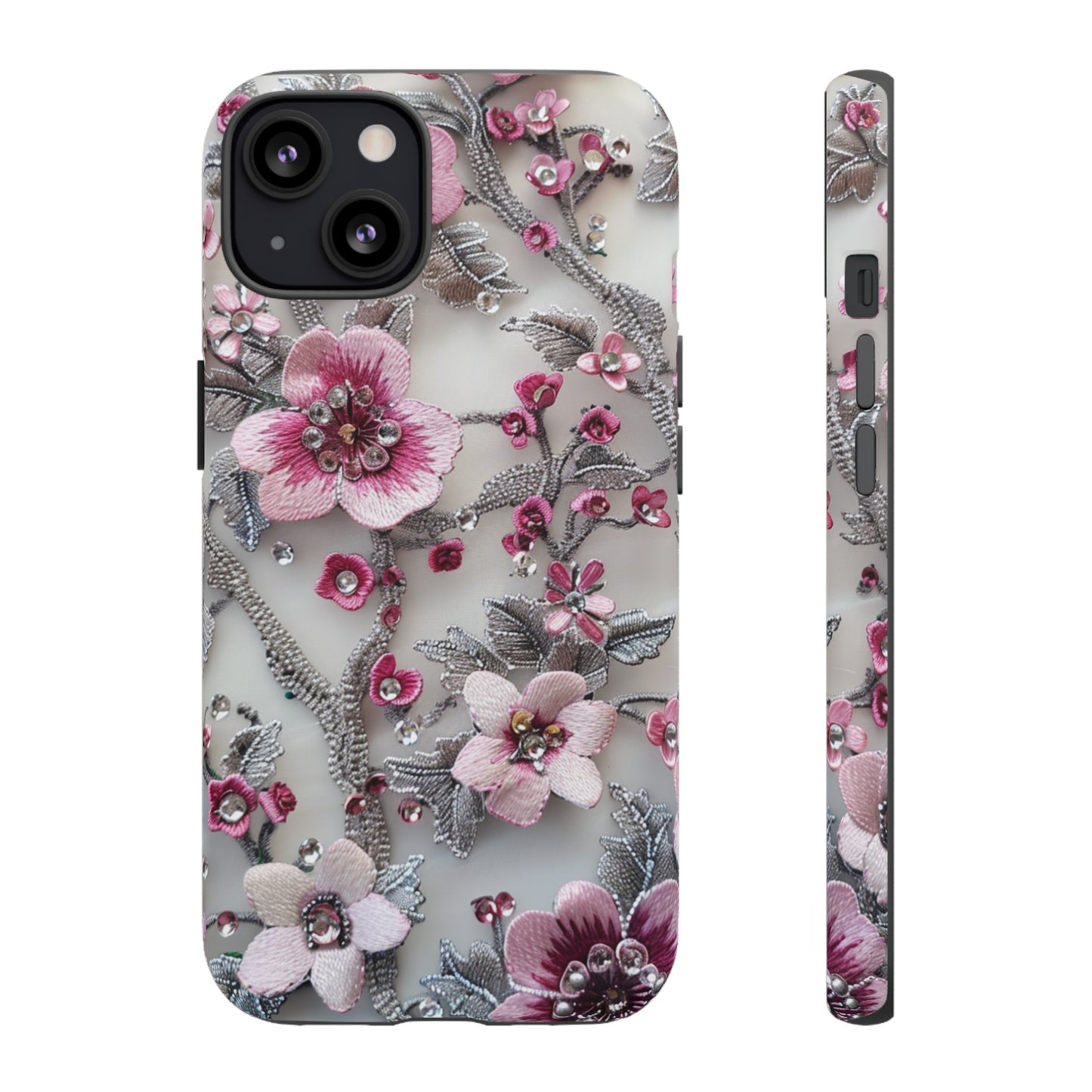 Coquette Aesthetic Floral Art iPhone 12 Case