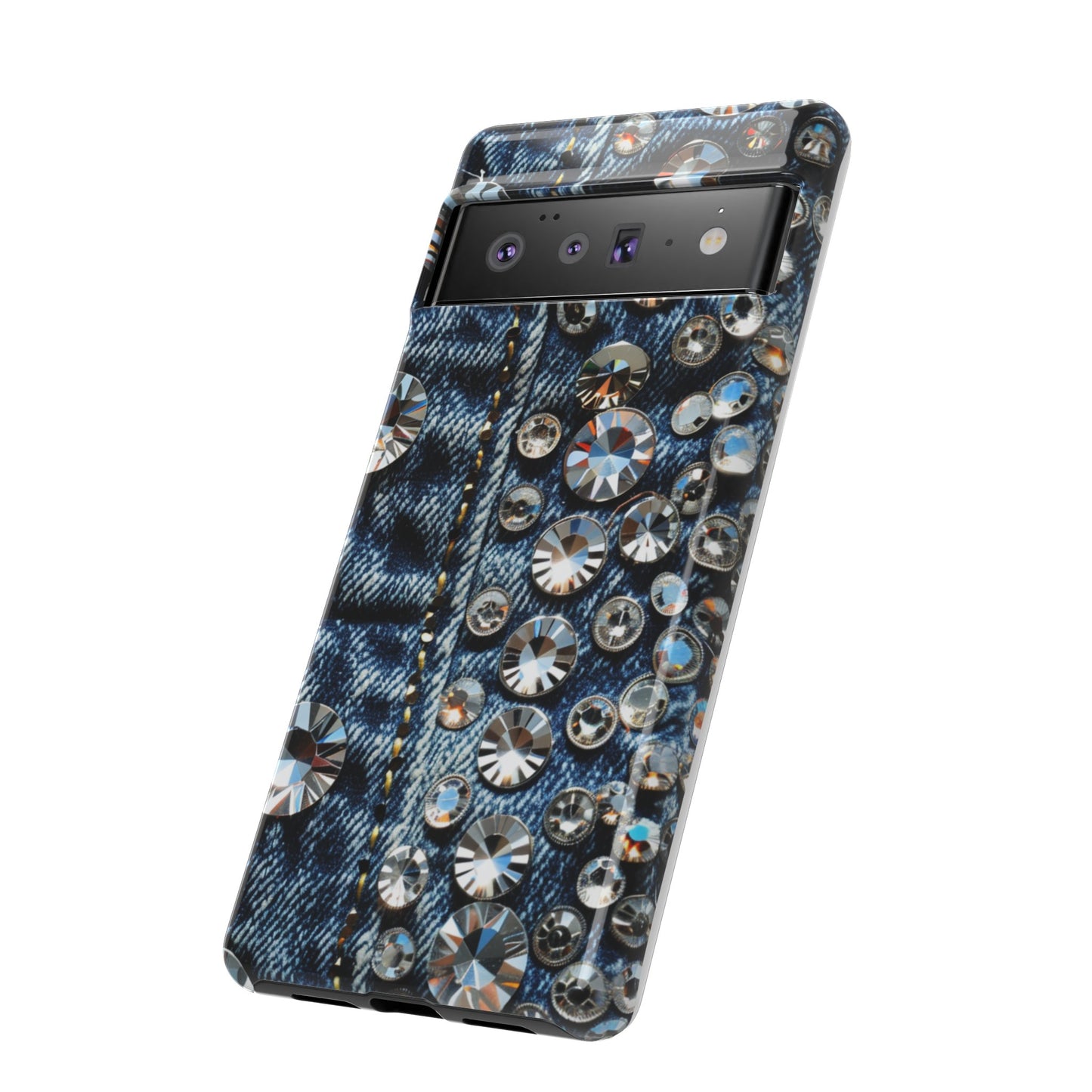 Blue Jean Queen Rhinestone Bling Phone Case