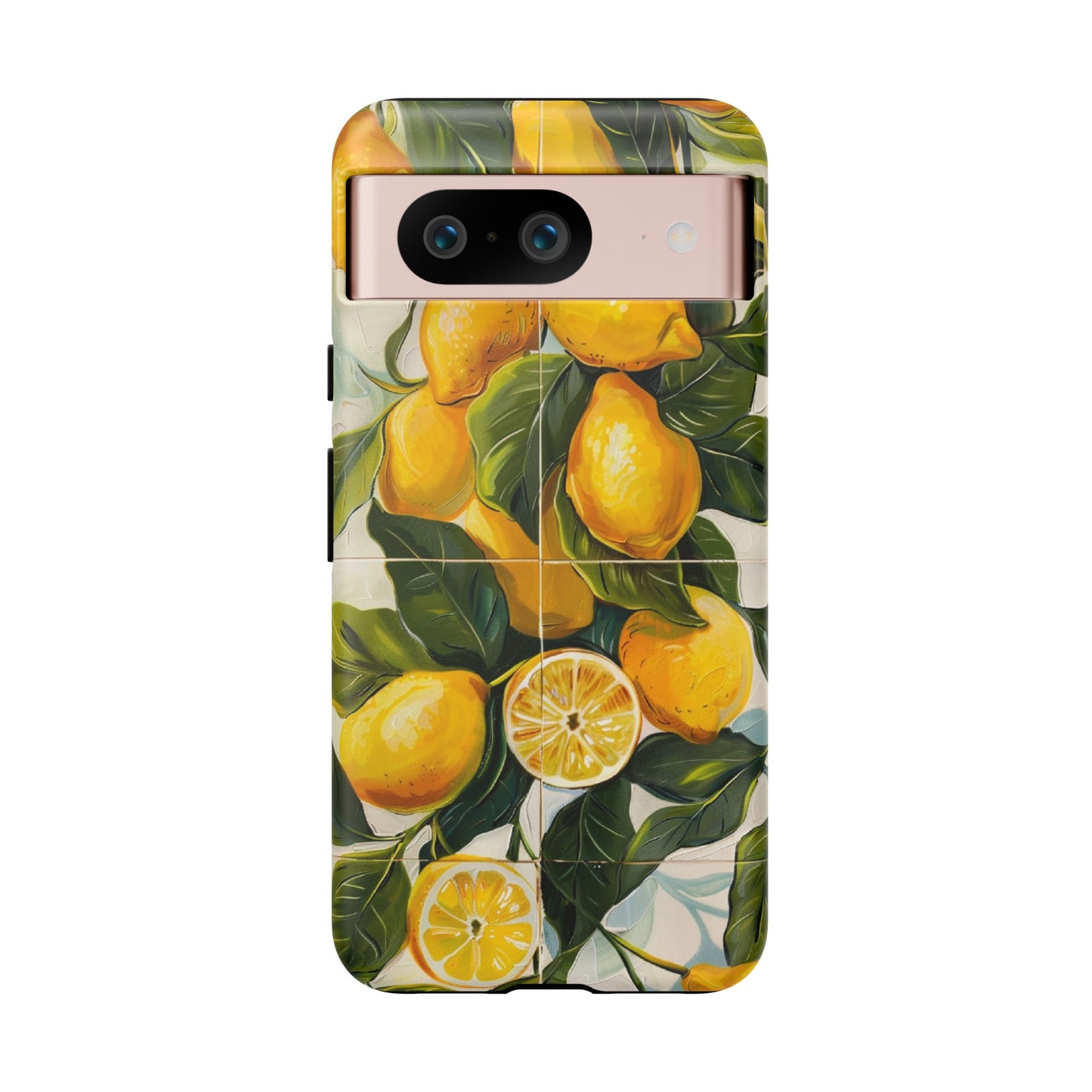 Mediterranean Lemon Italian Tile iPhone 14 Case