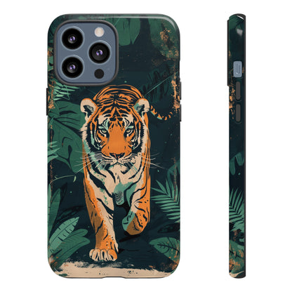 Retro Jungle Tiger Phone Case