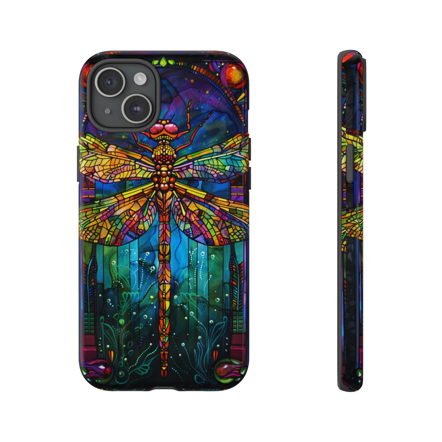 Art Deco Stained Glass Dragonfly Phone Cover