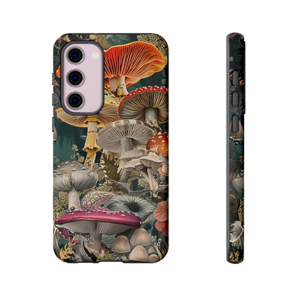 Vintage Illustration Mushroom Collage Phone Case