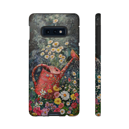 Flowers and Watering Can Floral Oil Painting Phone Case