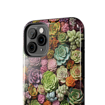 Succulent Desert Cactus Floral iPhone Case | Embrace the Beauty of Arid Elegance