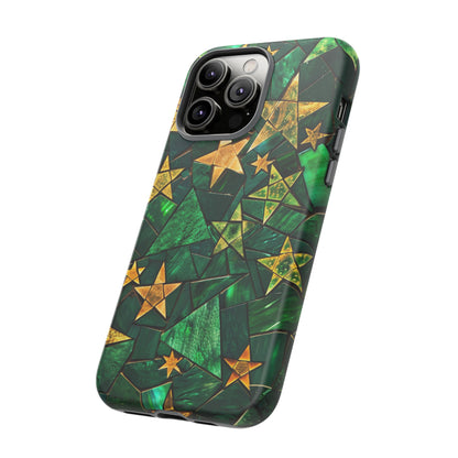 Green Celestial Stained Glass Mosaic Phone Case