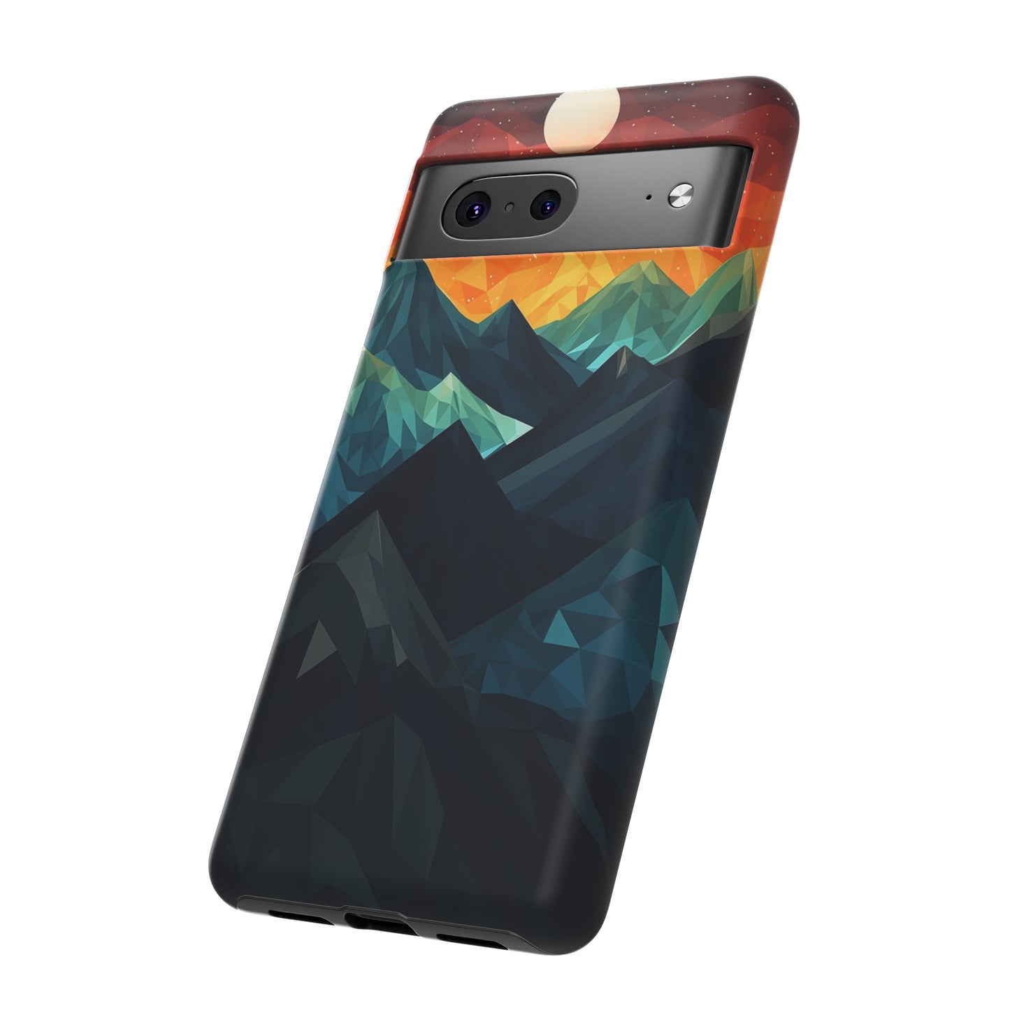 Mountain Abstract Tough Case | Embrace Nature's Beauty with a Durable Phone Case