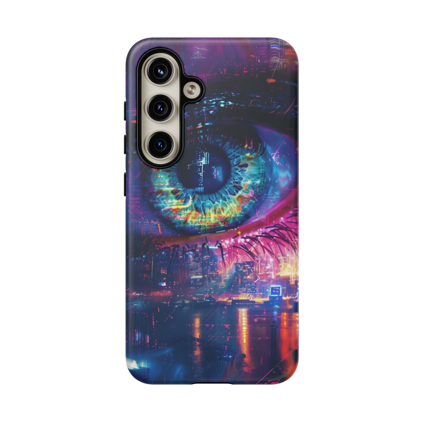 Eye of the Beholder Cyberpunk Art Phone Case