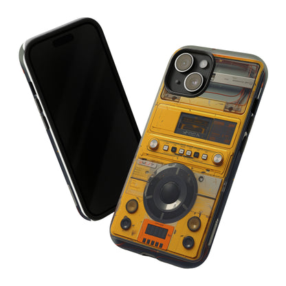 Cyberpunk Techno Gadget Walkman: Premium Phone Tough Case for iPhone, Samsung Galaxy, and Google Pixel