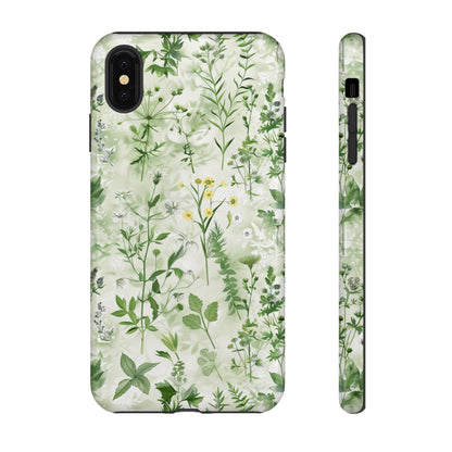 Floral Sage Green Wildflower Phone Case