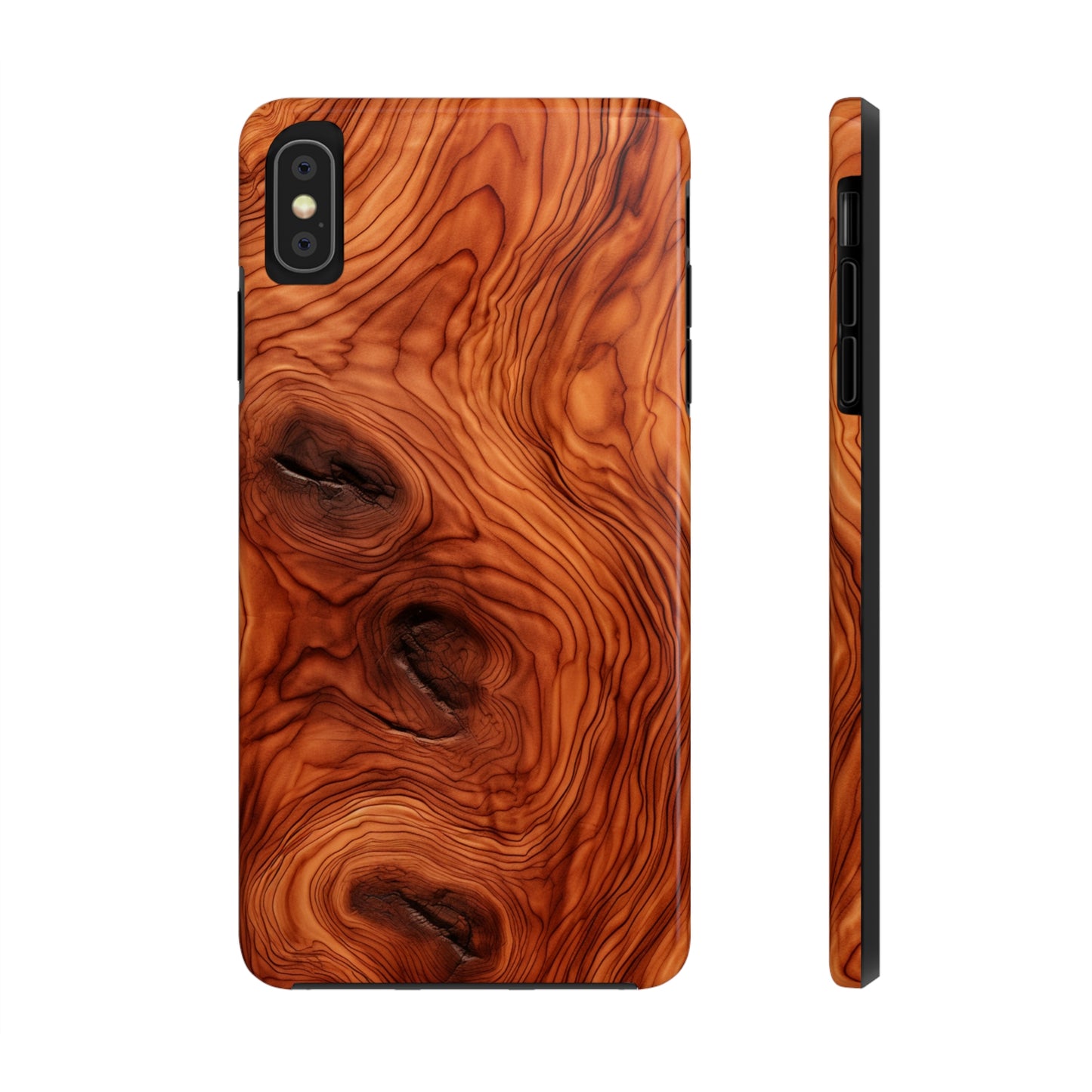 Elegant Timber: Faux Oak Wood Pattern | Dazzling Nature-Inspired iPhone Case