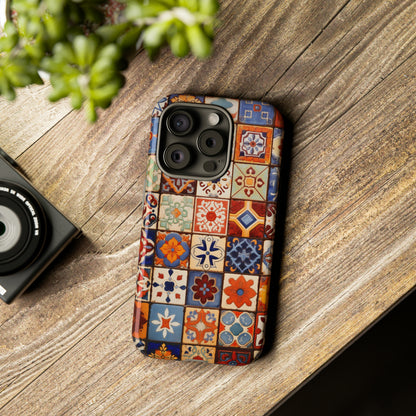 Mexican Tile Phone Case Fits all iPhone 15, Samsung and Pixel