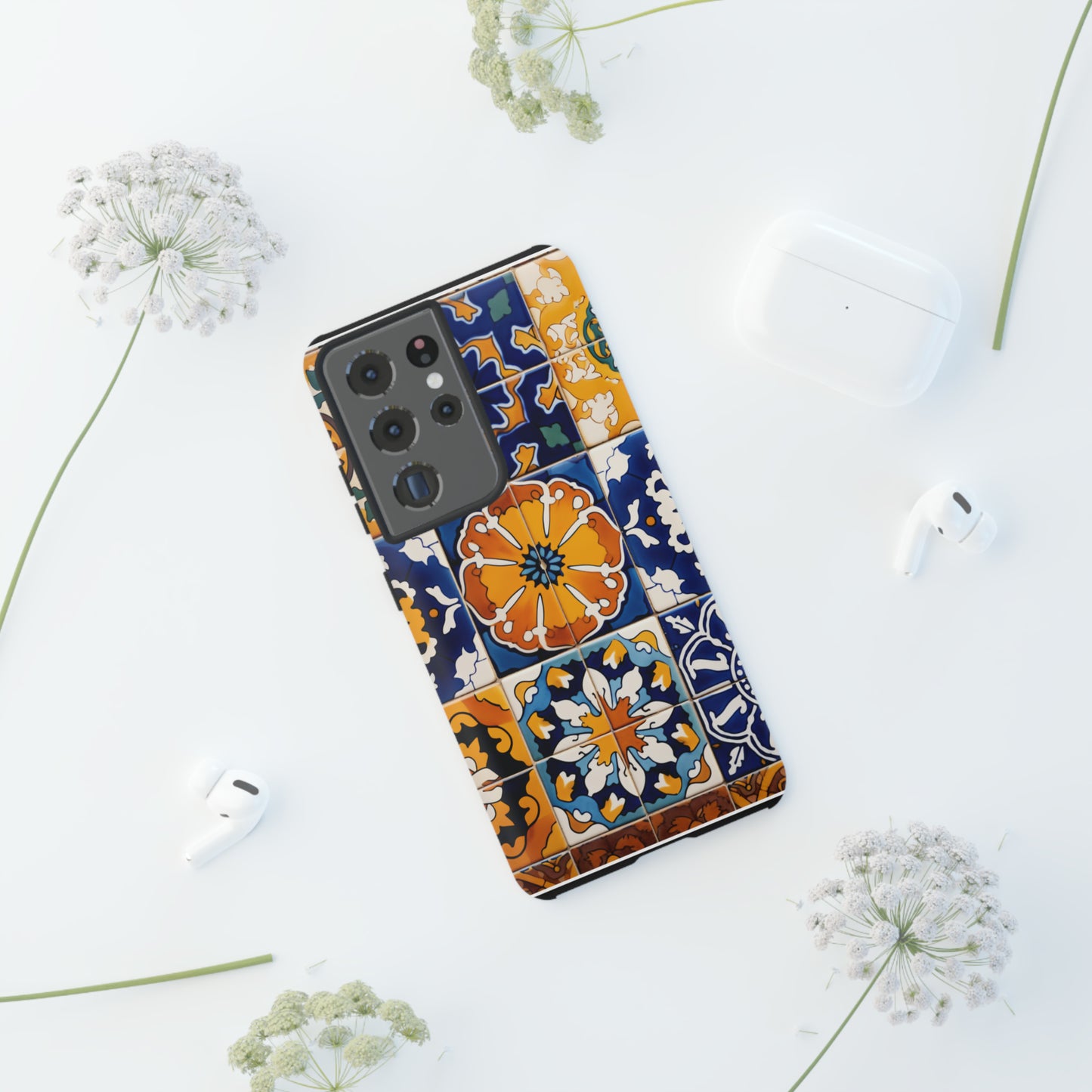 Mexican Tile iPhone Case Colorful Floral Phone Case