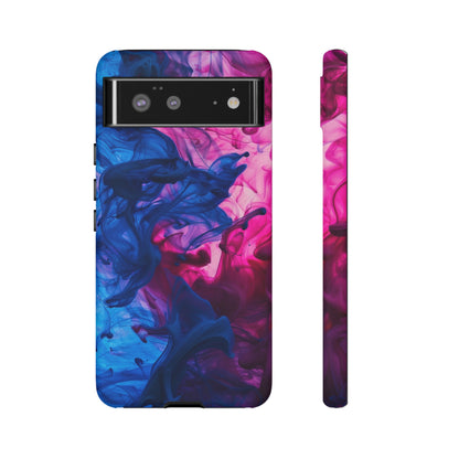 Magenta and Blue Color Explosion Phone Case