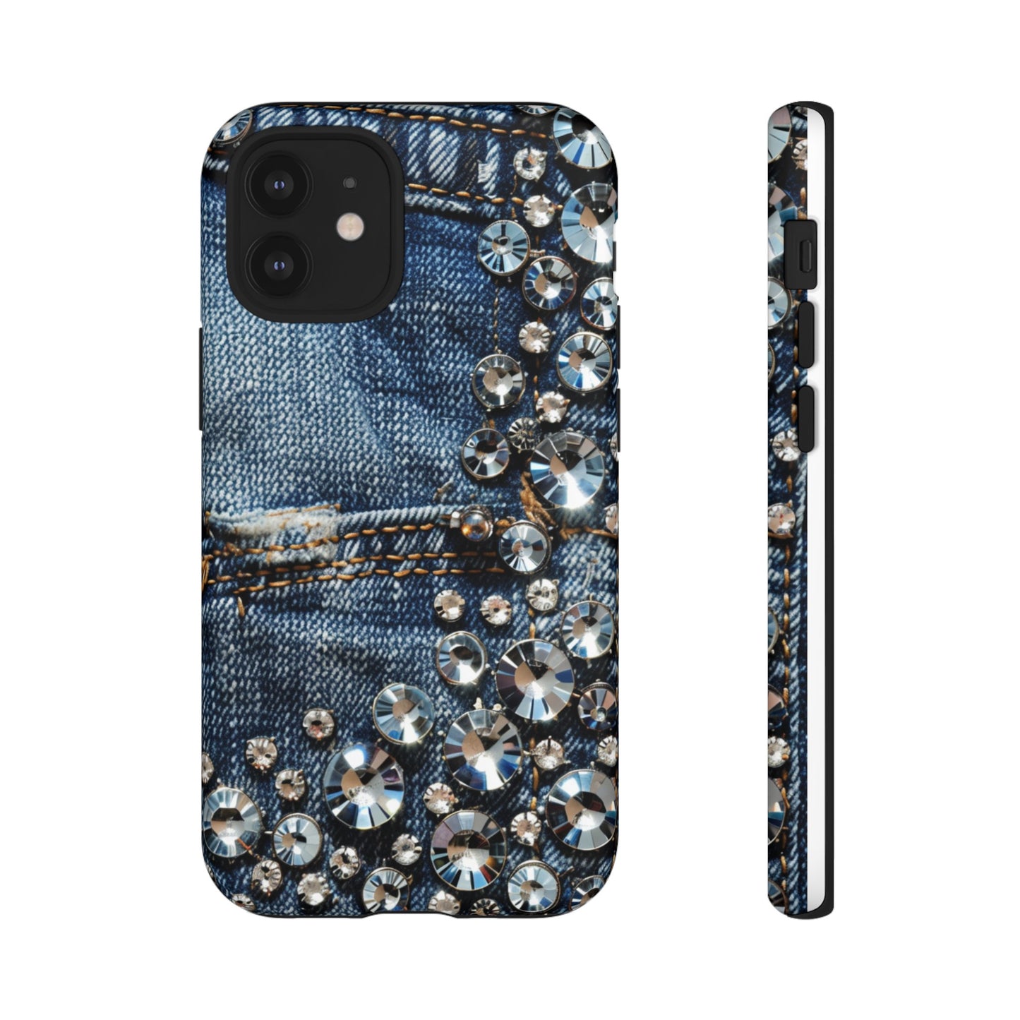 Blue Jean Queen Rhinestone Bling Phone Case