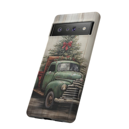 Christmas Pickup Truck Phone Case for iPhone