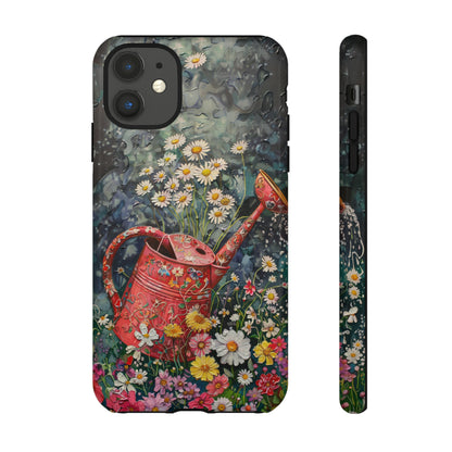 Flowers and Watering Can Floral Oil Painting Phone Case