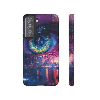 Eye of the Beholder Cyberpunk Art Phone Case