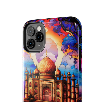 Taj Mahal Silhouette iPhone Case | Royal Elegance for Models 11 through 14 Pro Max