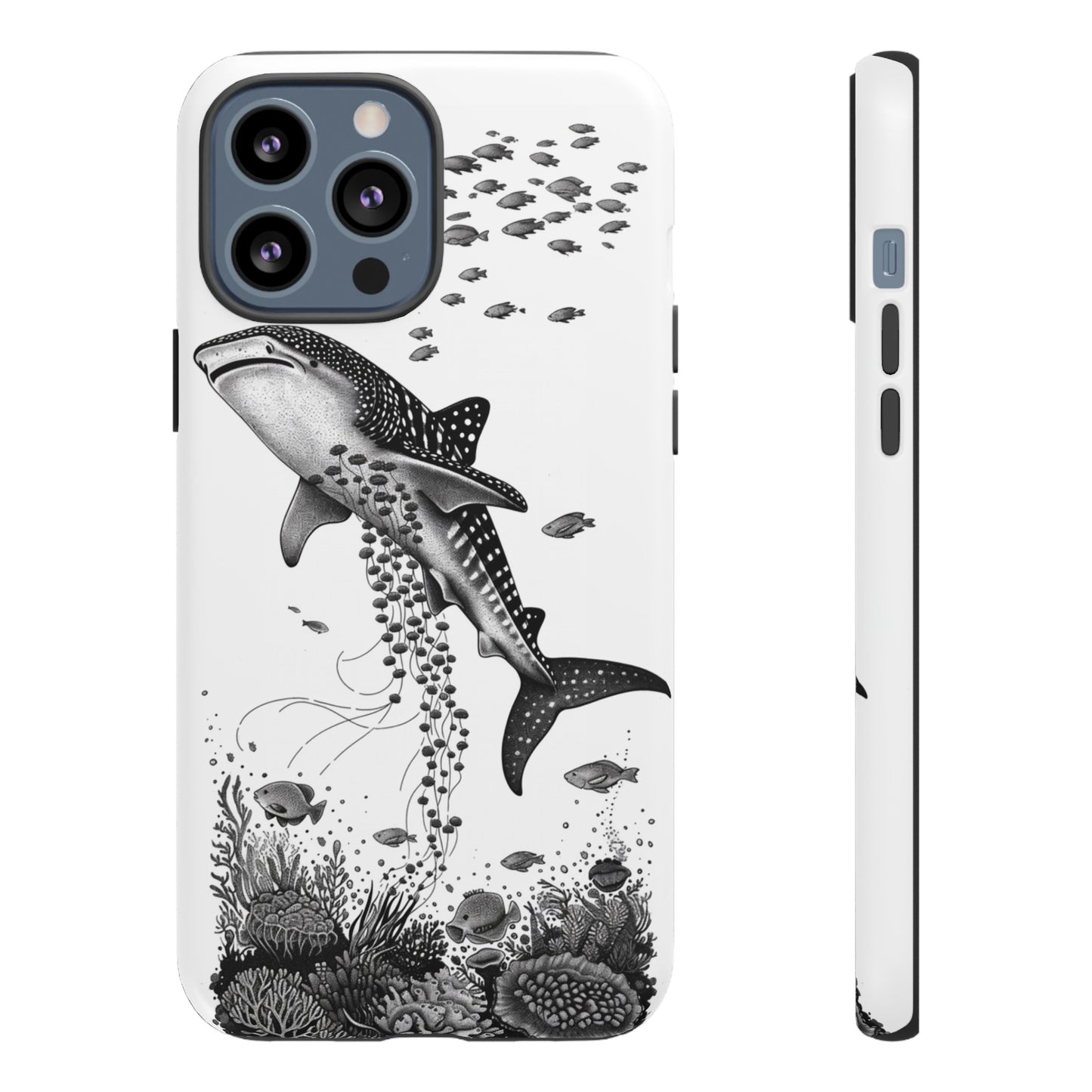 Whale Shark, Turtle, Manta Ray Phone Case