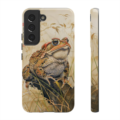 Toad on a Branch Japanese Style Art Painting Phone Case