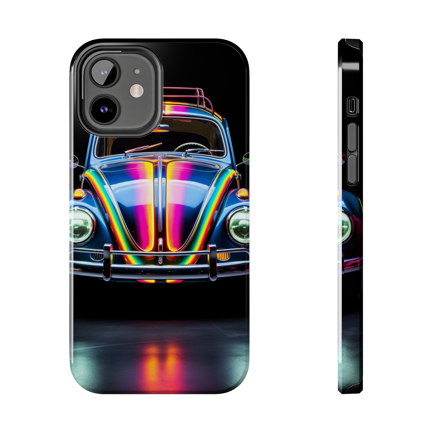 iPhone Case | Colorful Journeys: Psychedelic VW Bug iPhone Tough Case