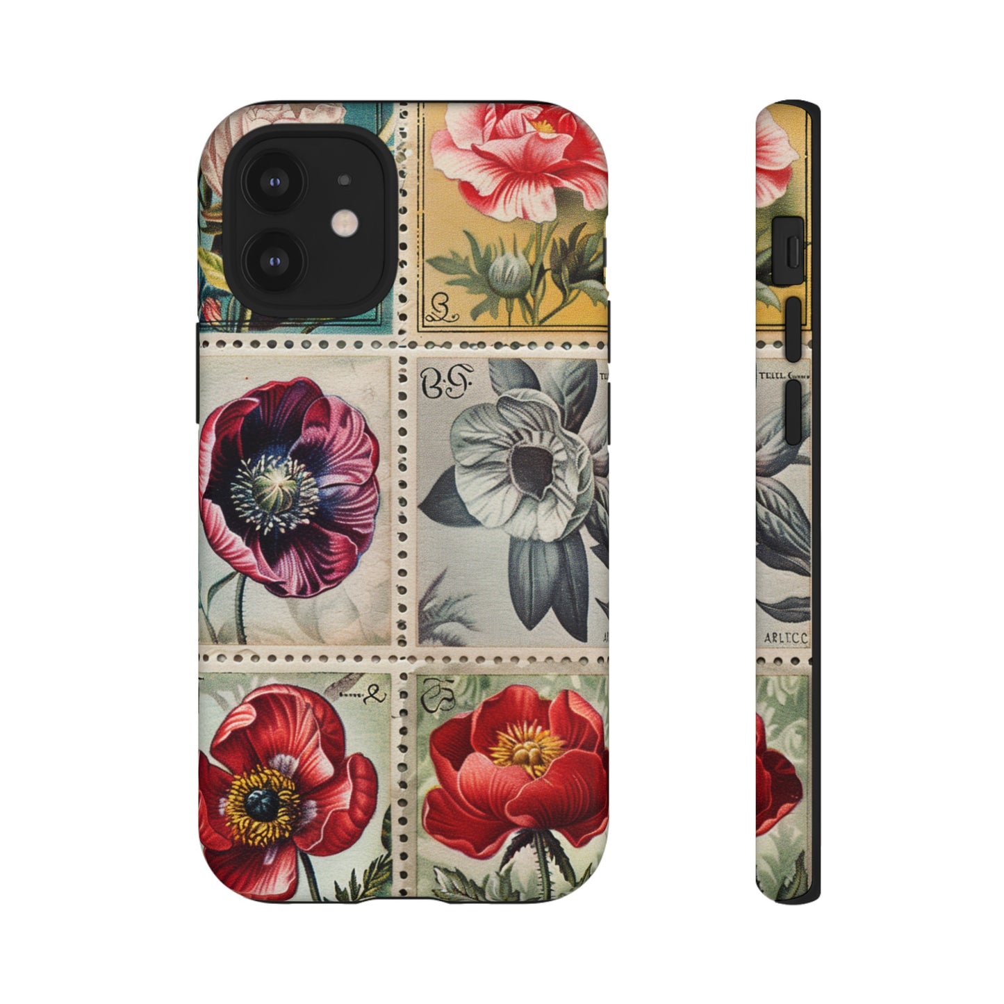 Vintage Floral Stamps Phone Case