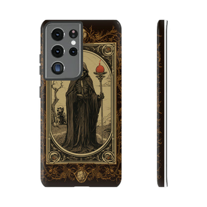 Death's Embrace: The Reaper Tarot Card