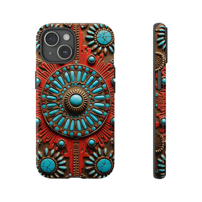 Vintage Turquoise Jewelry iPhone Case