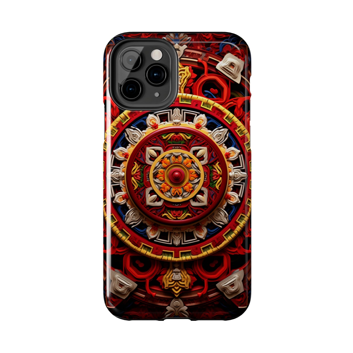 Mystical Visions: Psychedelic Tibet Mandala | Buddhist iPhone Case