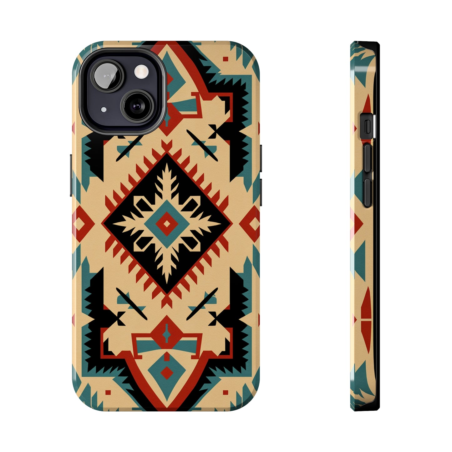 Native American Santa Fe Style Abstract iPhone Case