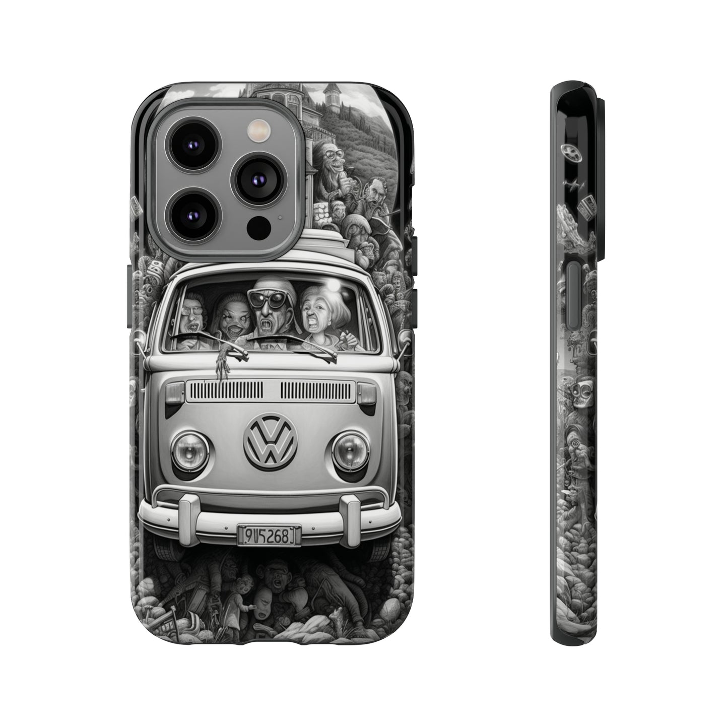 Vintage VW Camper Van iPhone Case