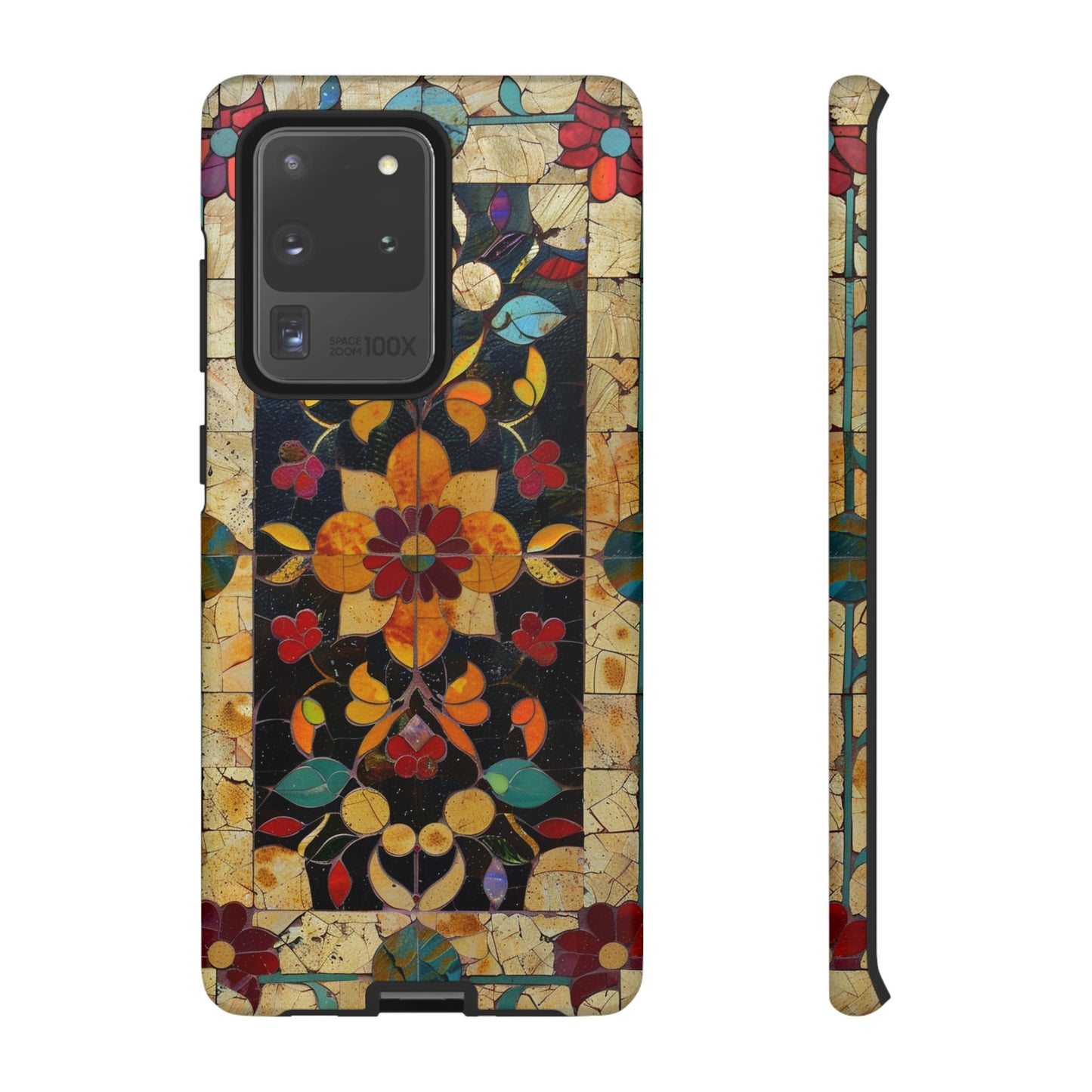 Azulejo Porcelain Vintage Tile Mediterranean Design Phone Case