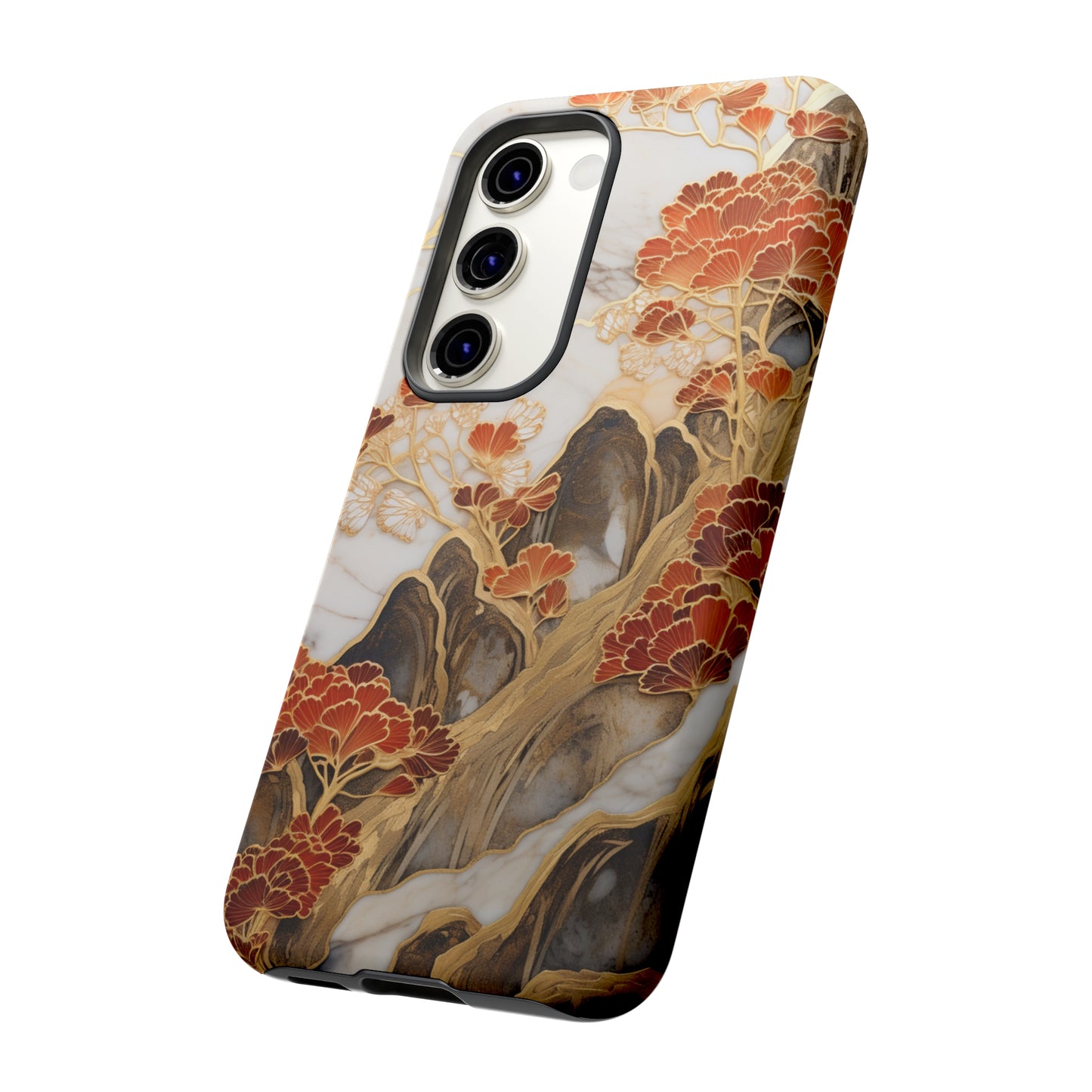 Chiyogami Floral Tough iPhone Case Galaxy S23 S22 S21 S20 Plus Ultra | Iphone 14 13 12 11 8 Pro Max Mini | Pixel 7 6 Pro 5 | Japanese Boho