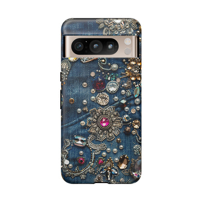 denim phone case for Google Pixel