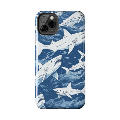 Shark Design: Dive into the Depths with an Aquatic Adventure iPhone Case