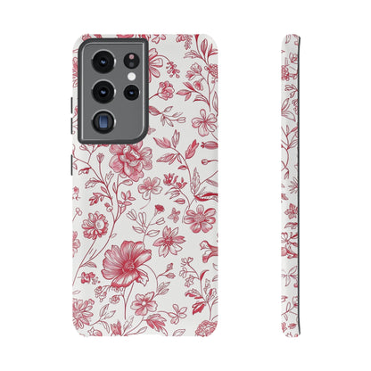 Pink Floral Wildflower Phone Case