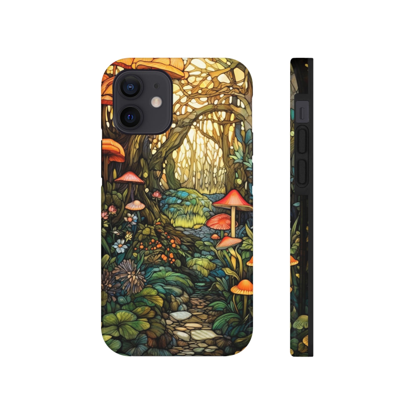 Magic Mushroom Boho Vibe iPhone Tough Case | Embrace the Enchantment of Nature with Durable Style